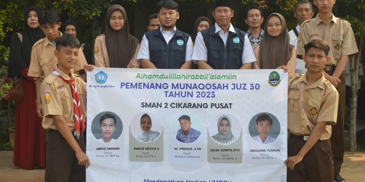 Dahsyat....SMAN 2 Cikarang Pusat Berangkatkan Kembali Siswa dan Guru Umroh...